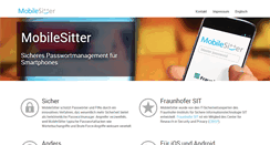 Desktop Screenshot of mobilesitter.de